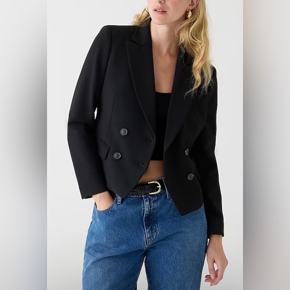 J. Crew Jackets & Blazers - JCrew Slim-fit double-breasted blazer in four-season stretch